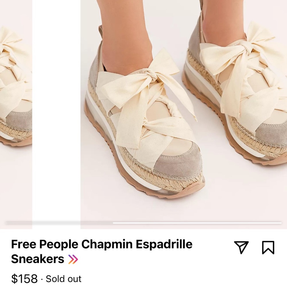 Free People Espadrille sneakers